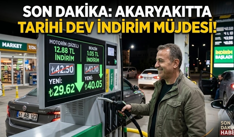 Akaryakıtta Dev İndirim! Motorin ve Benzinde Fiyatlar Düşüyor