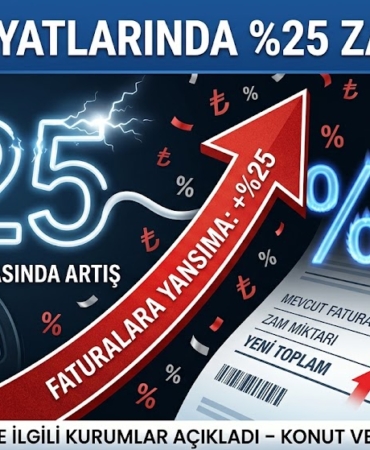 Elektrik ve Doğalgaza Dev Zam! Yüzde 25 Artış Geldi