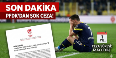 PFDK'dan Şok Karar Mert Hakan Yandaş'a Bahis Gerekçesiyle 12 Ay Hak Mahrumiyeti!