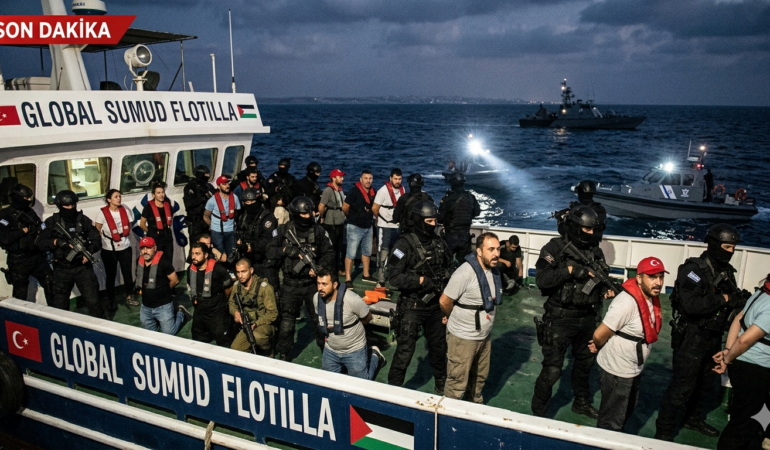 Sumud Filosu 18 Türk Aktivist Alıkonuldu