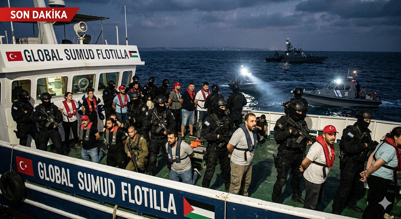 Sumud Filosu 18 Türk Aktivist Alıkonuldu