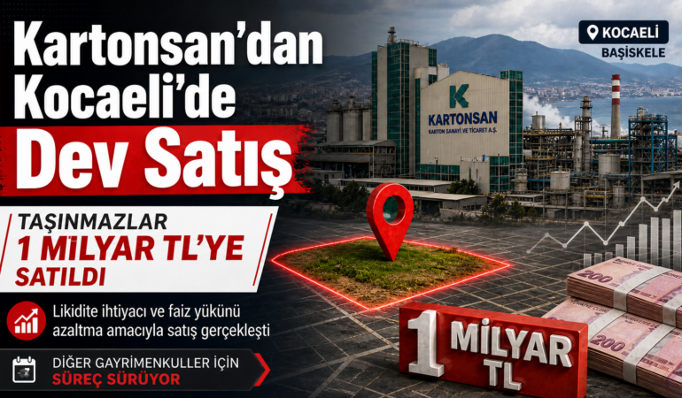 Kartonsan’dan Kocaeli’de 1 Milyar TL’lik Dev Satış!