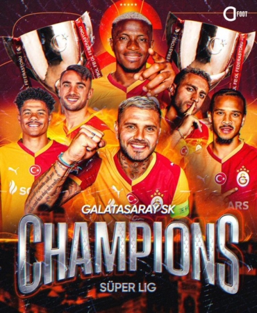 SÜPER LİG'DE ZAFERİN ADI GALATASARAY!
